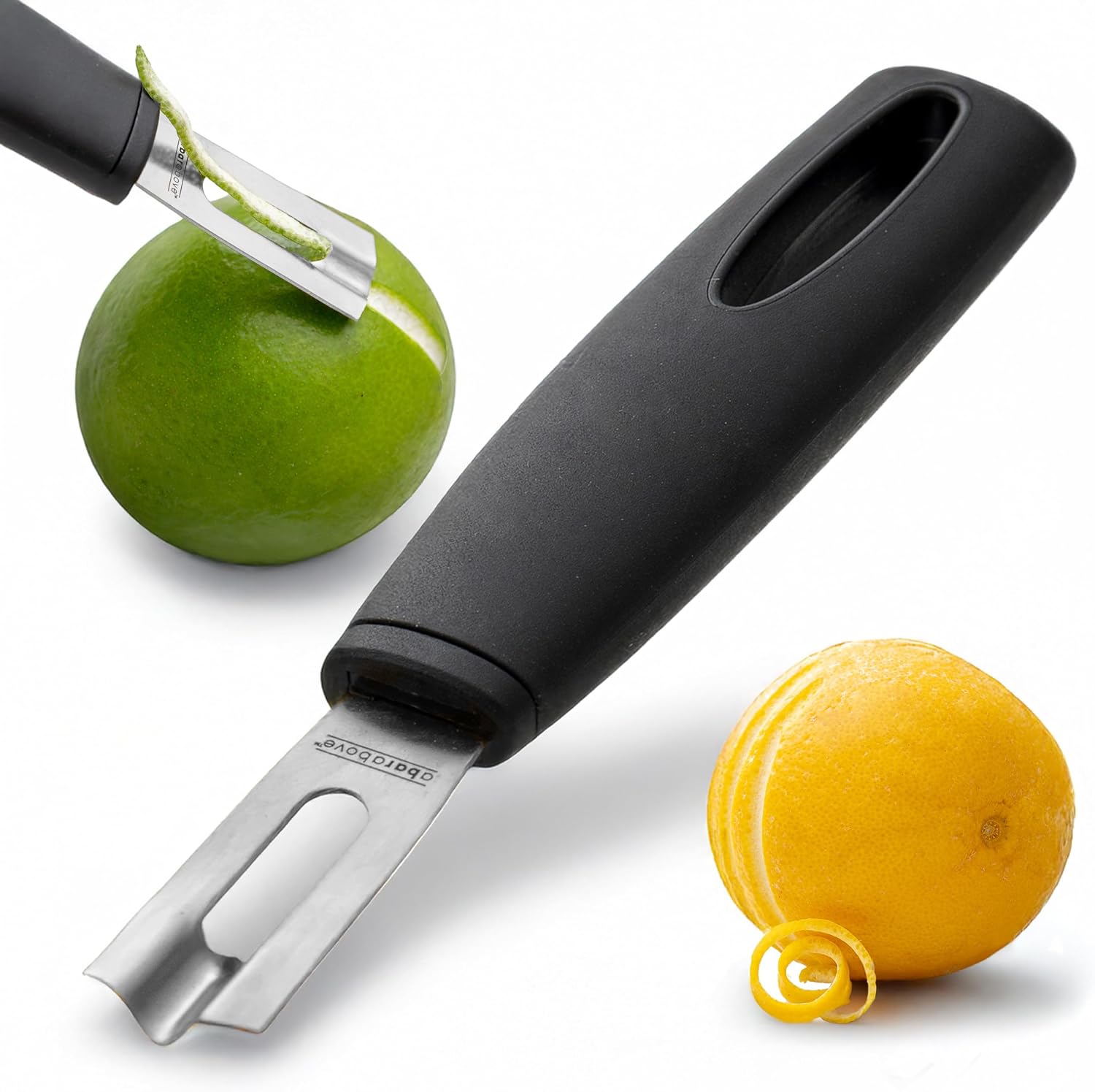 Peeler Channel Knife - Narenciye Süslemeleri, Zester ve Kokteyller için