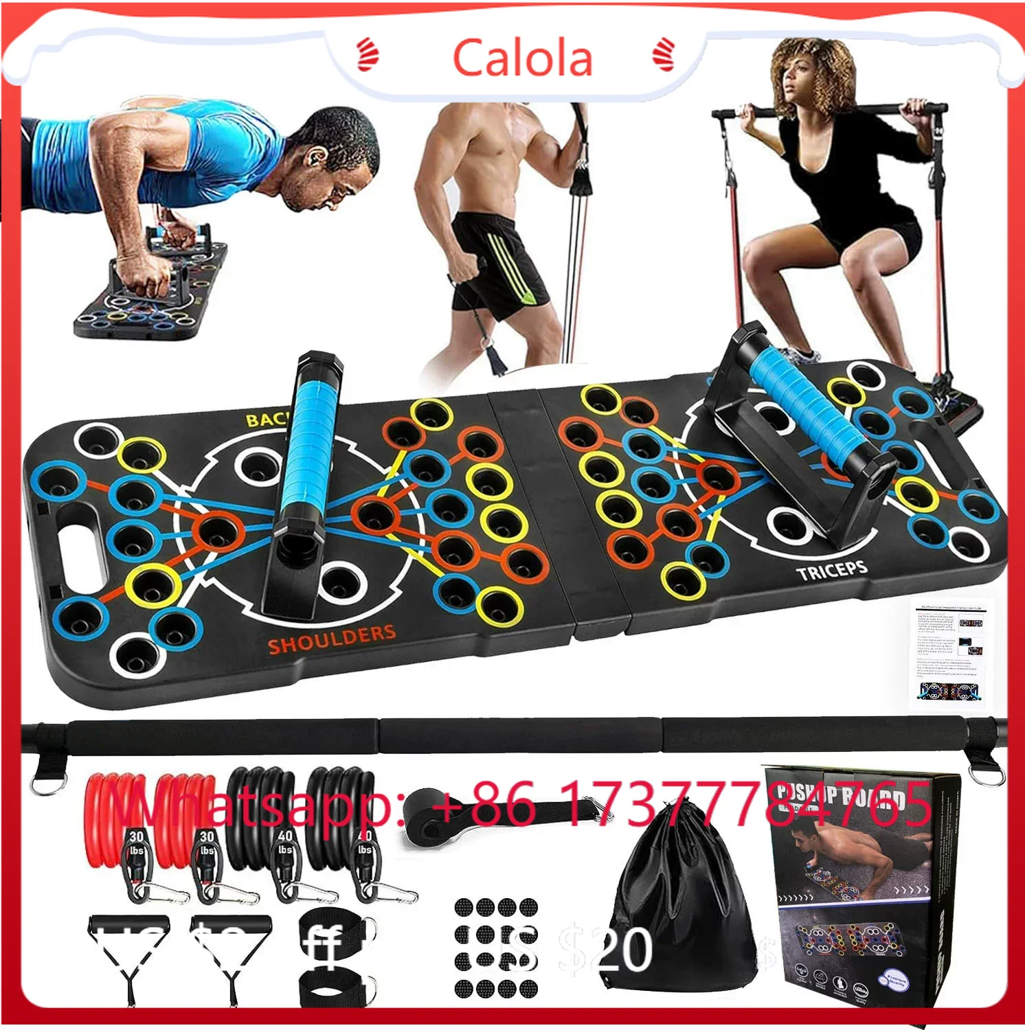 Home Bar Setup Kit - Çok Fonksiyonlu Şınav Tahtası Pilates Bar