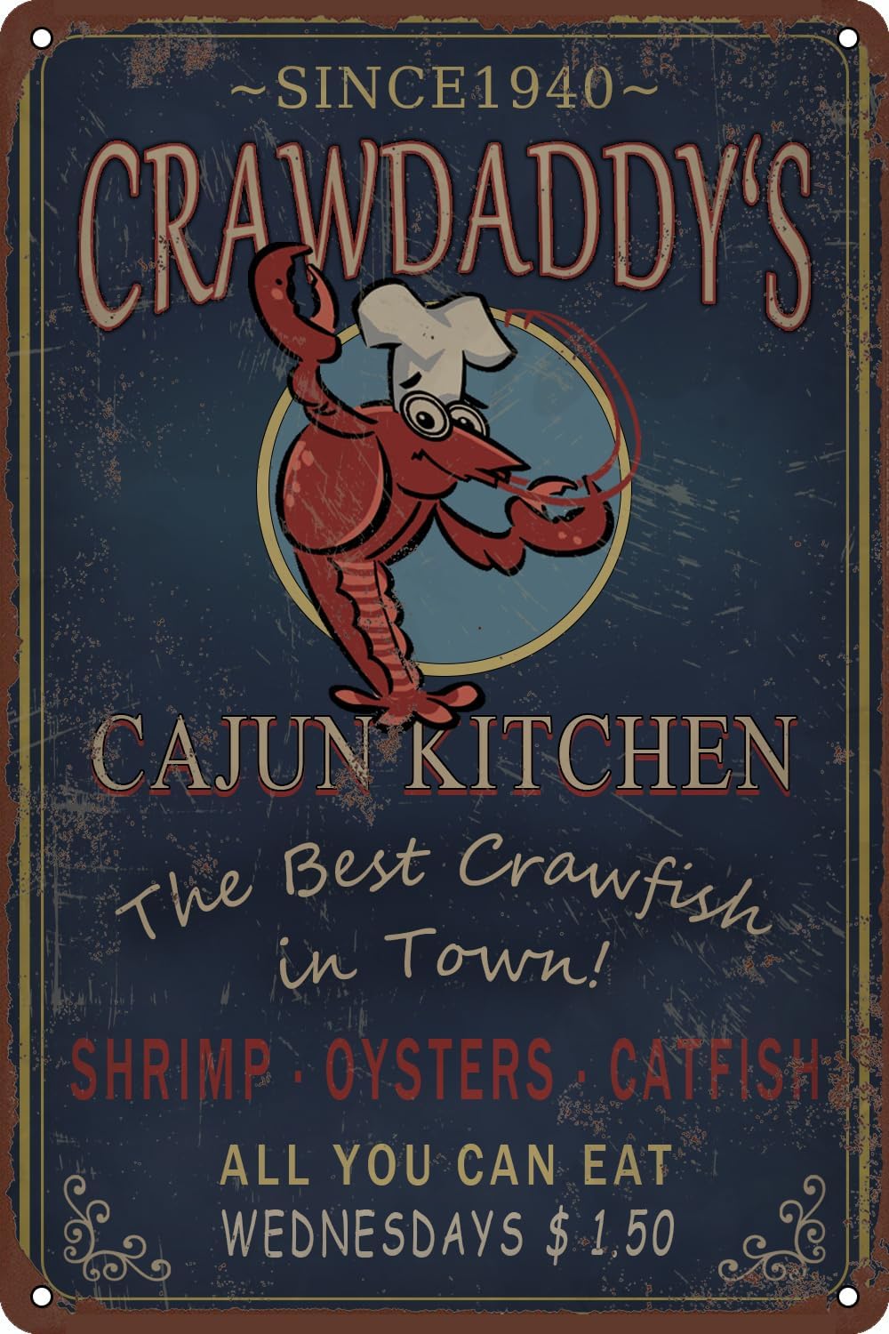 Home Bar And Restaurant - Beat Crawfish Crawdaddy'nin Cajun Mutfağı Metal