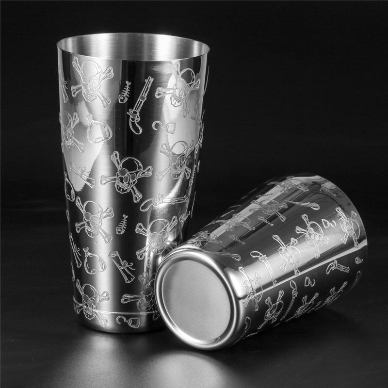 500ml/800ml Gravürlü Kafatası  - Boston Shaker Set incelemesi ve fiyatı