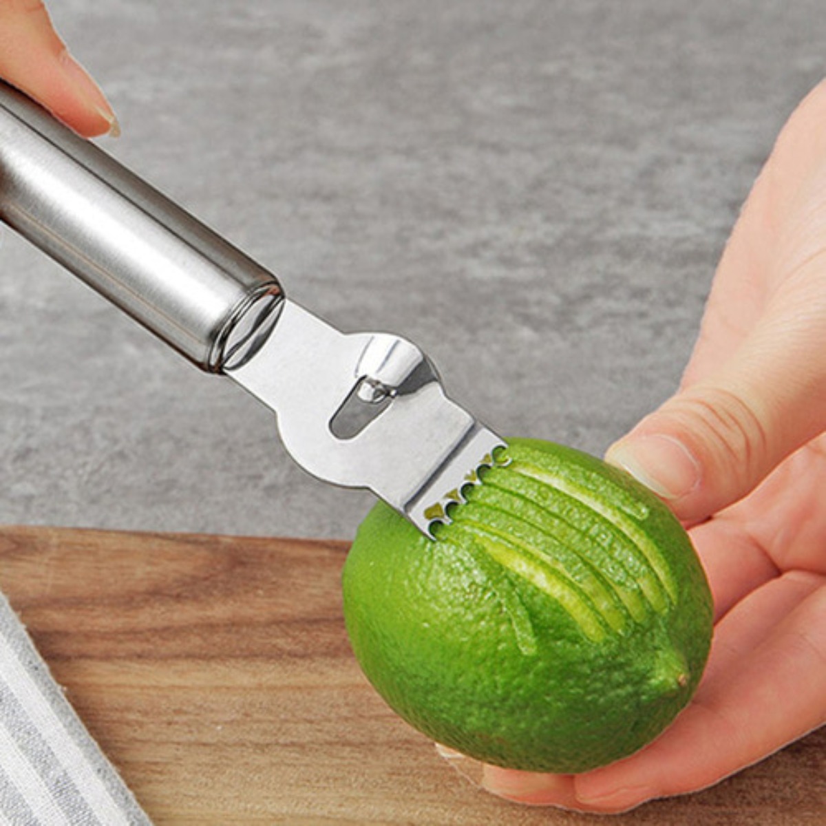 Gümüş Limon Rendeleyici/Ayrıkl - Peeler Channel Knife incelemesi ve fiyatı