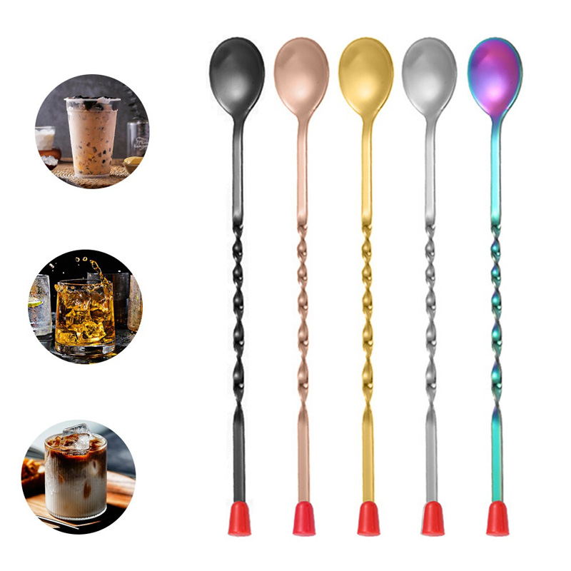 100 Adet/grup Paslanmaz Çelik  - Bar Spoon Twisted incelemesi ve fiyatı