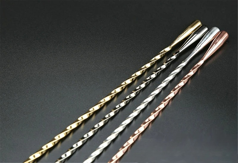 50cm Kokteyl Bar Kaşığı 304 Pa - Bar Spoon Twisted incelemesi ve fiyatı