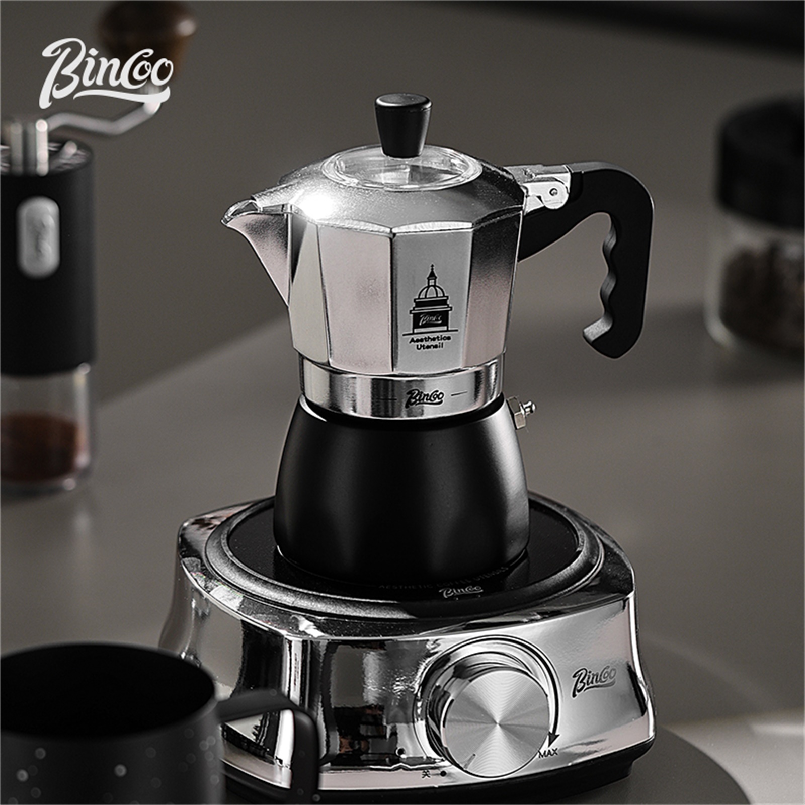 BINCOO Çift Valfli Moka Pot, E - Home Barista incelemesi ve fiyatı