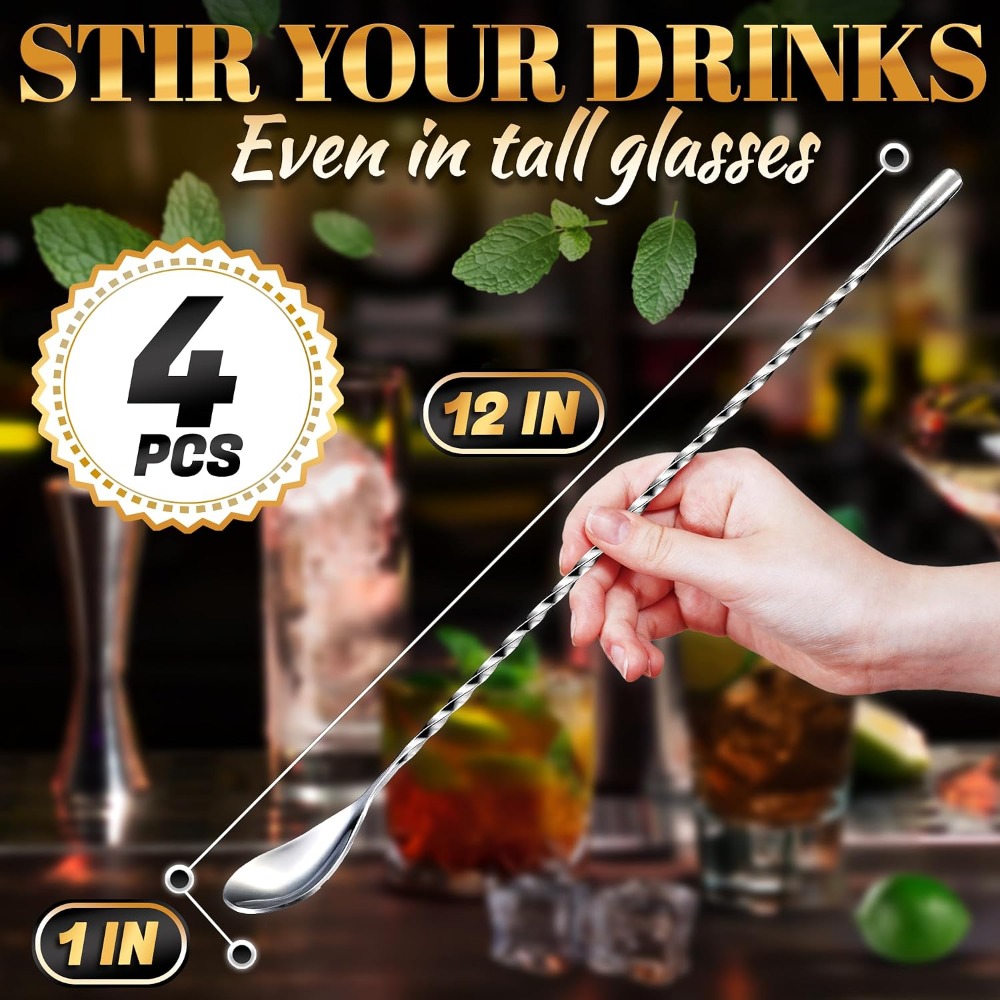 4 Parça Bar Kaşığı Seti, 12