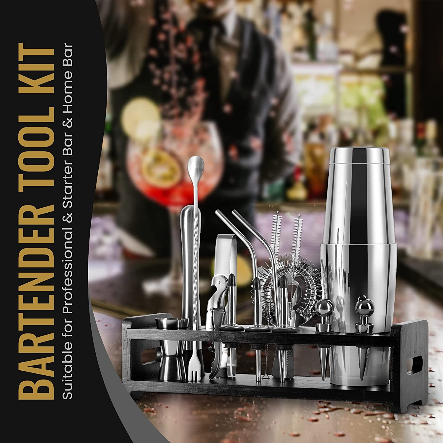 stllCocktail Shaker Seti 18 Pa - Boston Shaker Set incelemesi ve fiyatı