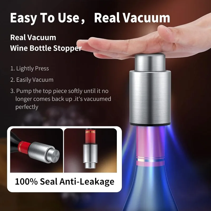 Şarap Şişesi Tıpaları Vakumlu  - Wine Preservation Pump incelemesi ve fiyatı