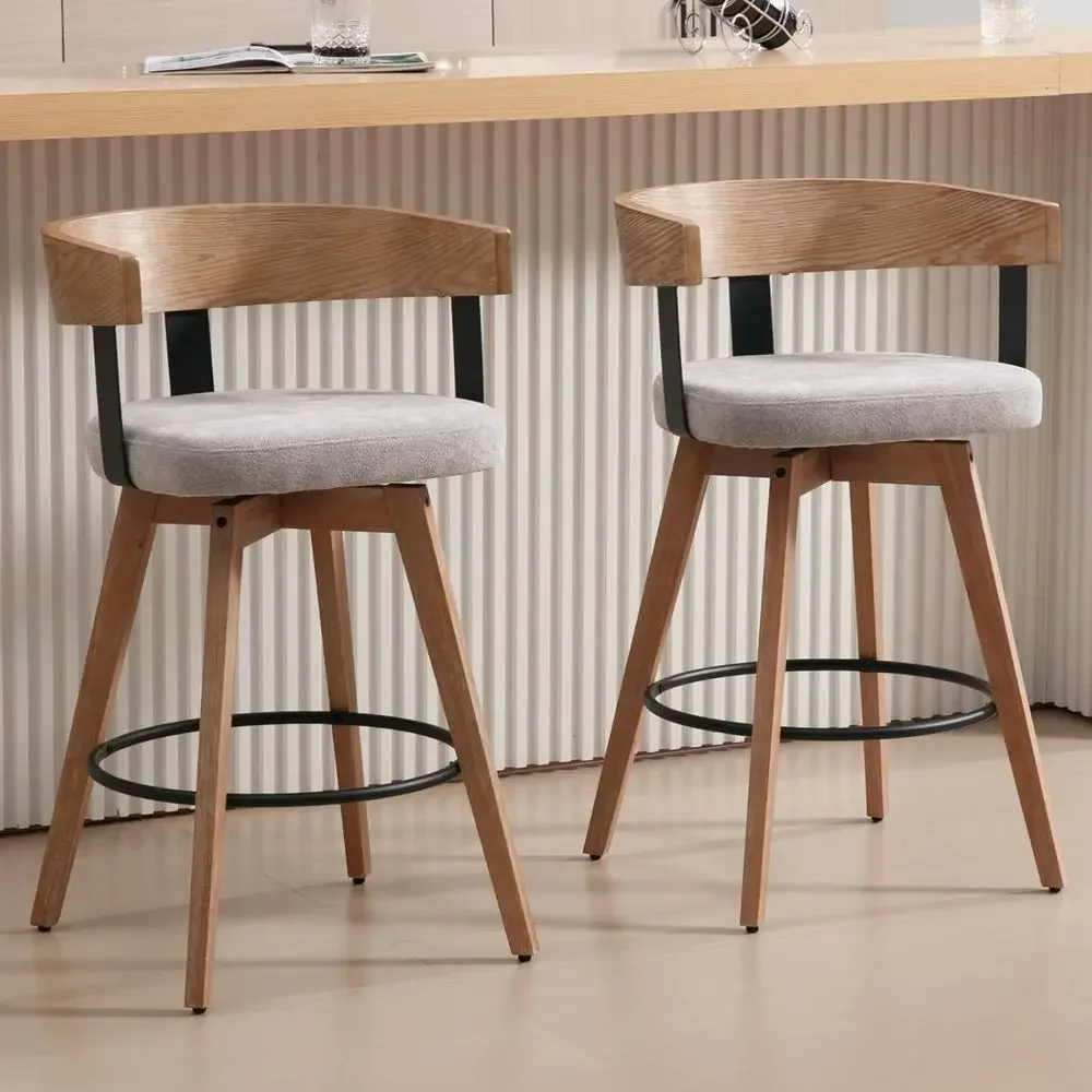 2'li Set, 26 Gri Keten Döşemel - Home Bar And Counter incelemesi ve fiyatı
