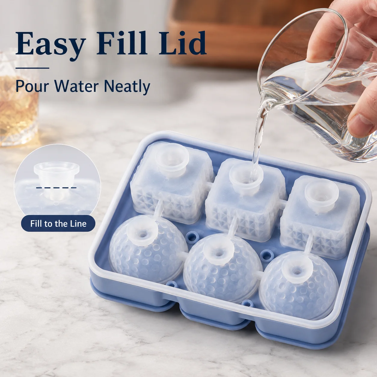 Silikon Viski Buz Küpü Kalıbı, - Ice Mold Sphere incelemesi ve fiyatı