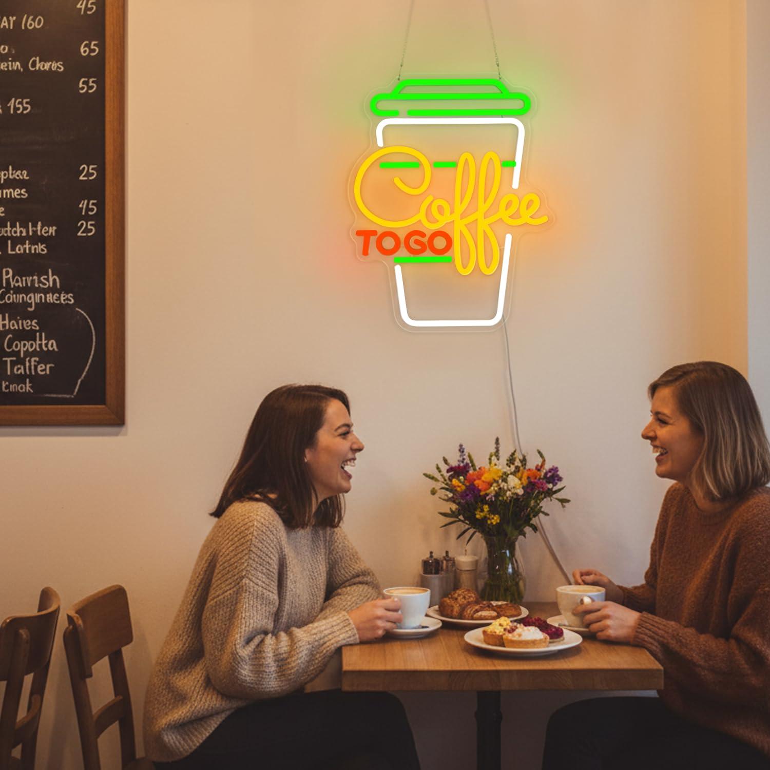 Kahve Neon Tabelası USB Kısıla - Home Bar And Restaurant incelemesi ve fiyatı