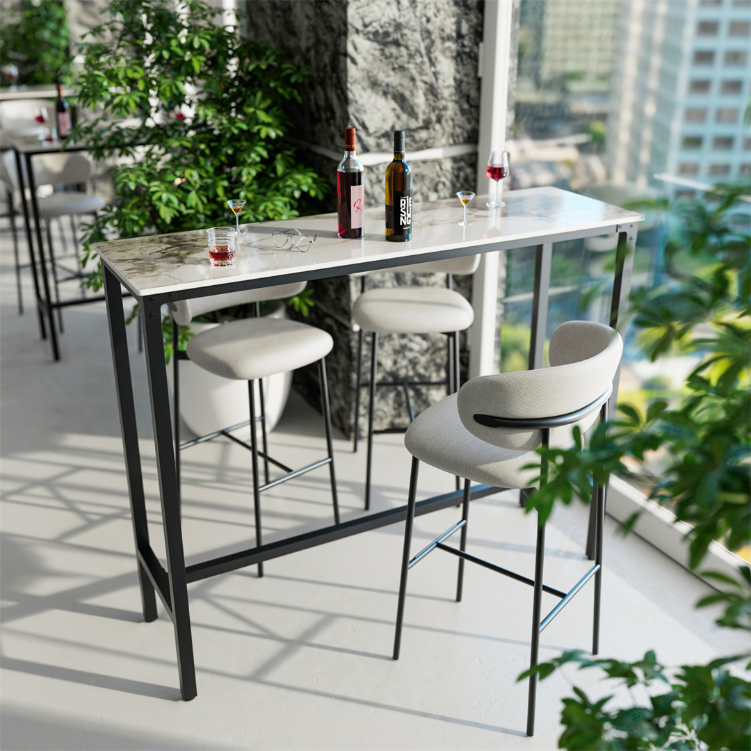 LUVODI Siyah Bar Masası, Beyaz - Home Bar And Counter incelemesi ve fiyatı