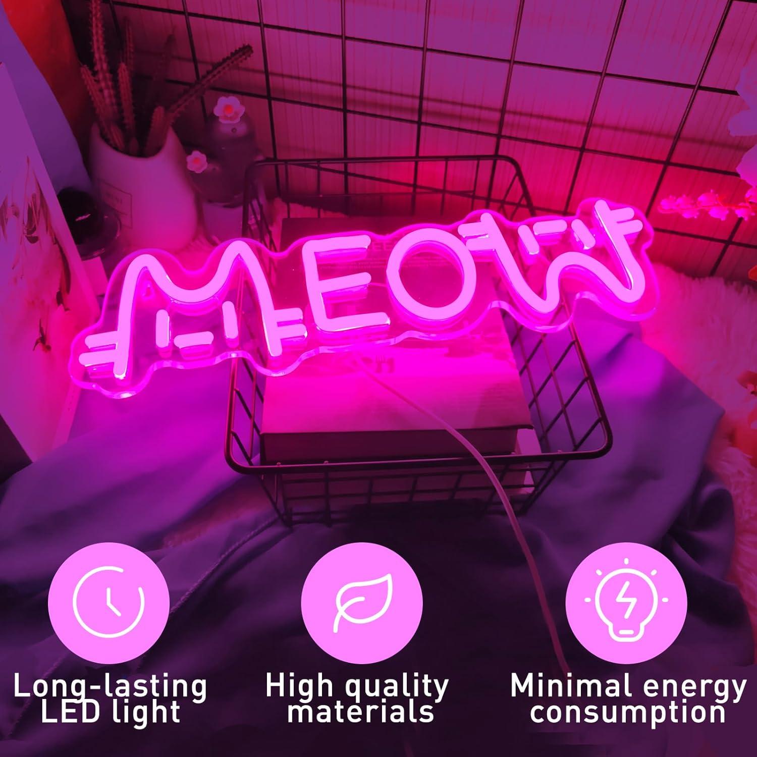 Miyav Neon Tabela Kedi USB Güç - Home Bar And Restaurant incelemesi ve fiyatı