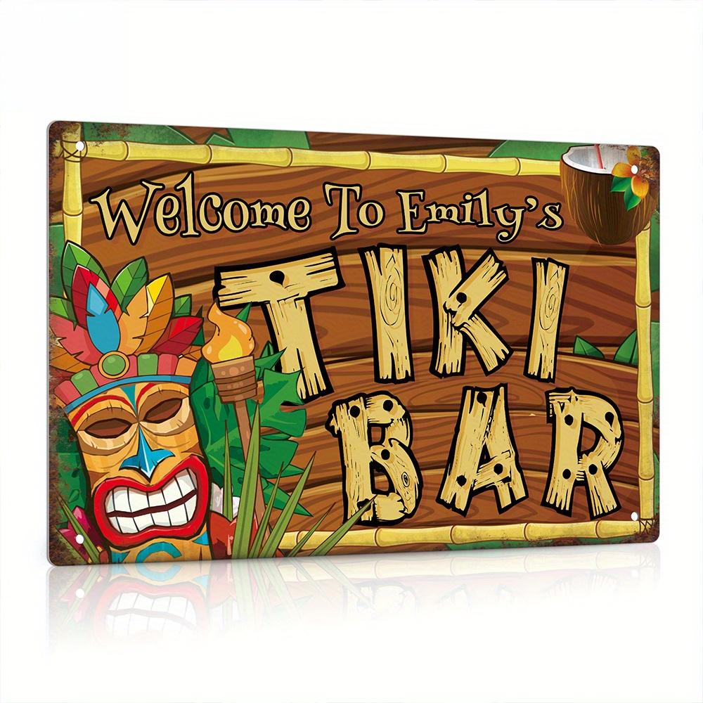 Özel Dekoratif Tiki Bar Tabela - Home Bar And Restaurant incelemesi ve fiyatı
