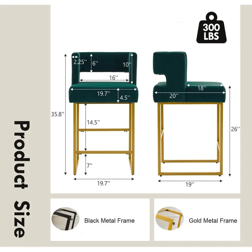 2'li Set Yeşil Kadife Bar Tabu - Home Bar And Counter incelemesi ve fiyatı