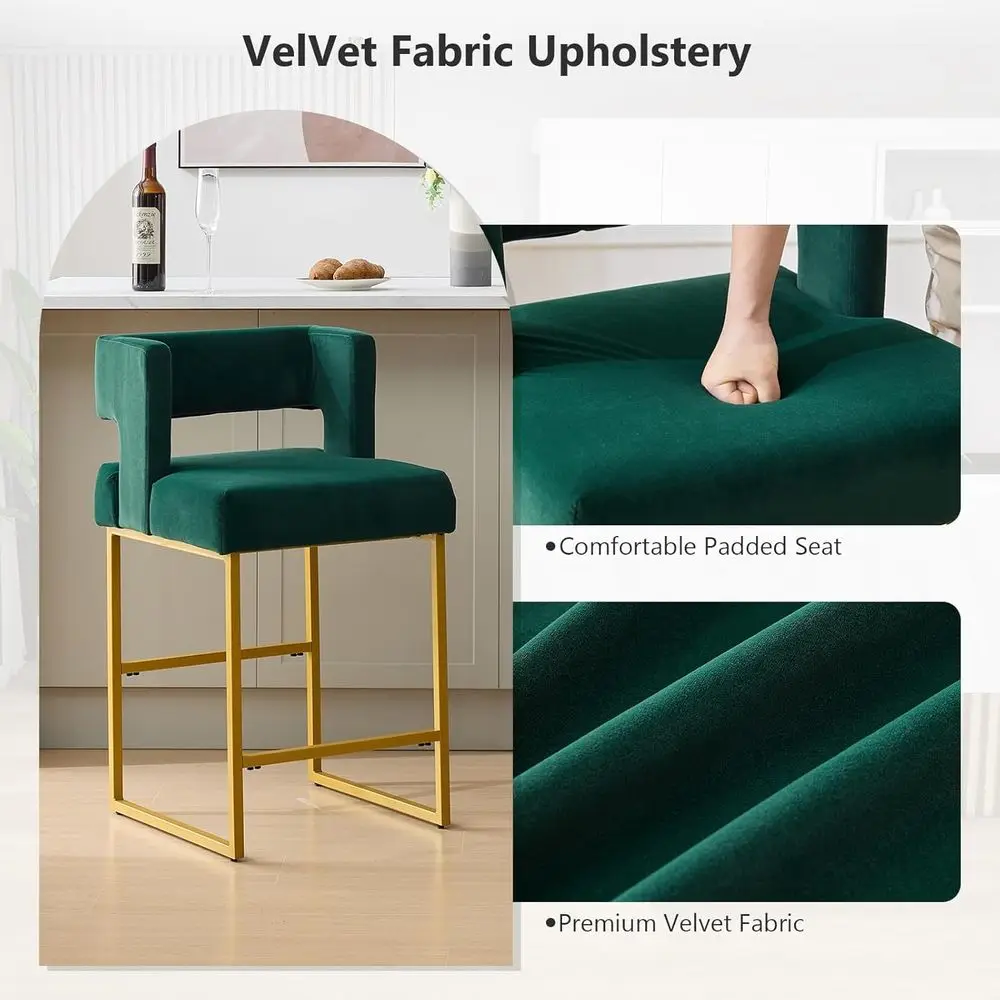 2'li Set Yeşil Kadife Bar Tabu - Home Bar And Counter incelemesi ve fiyatı