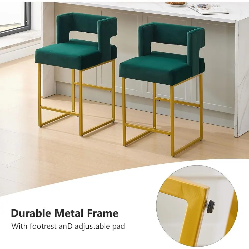 2'li Set Yeşil Kadife Bar Tabu - Home Bar And Counter incelemesi ve fiyatı