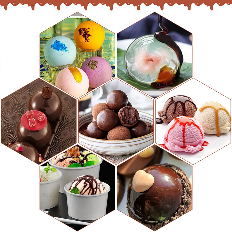 6 Kaviteler Yarım Daire Siliko - Ice Mold Sphere incelemesi ve fiyatı