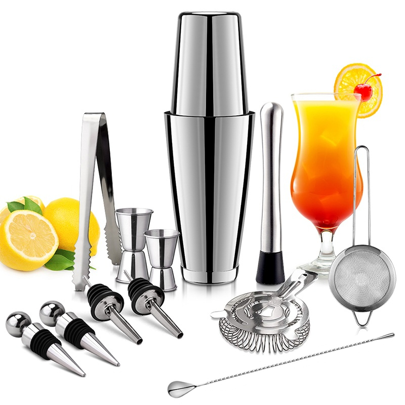13 adet/takım paslanmaz çelik  - Boston Shaker Set incelemesi ve fiyatı