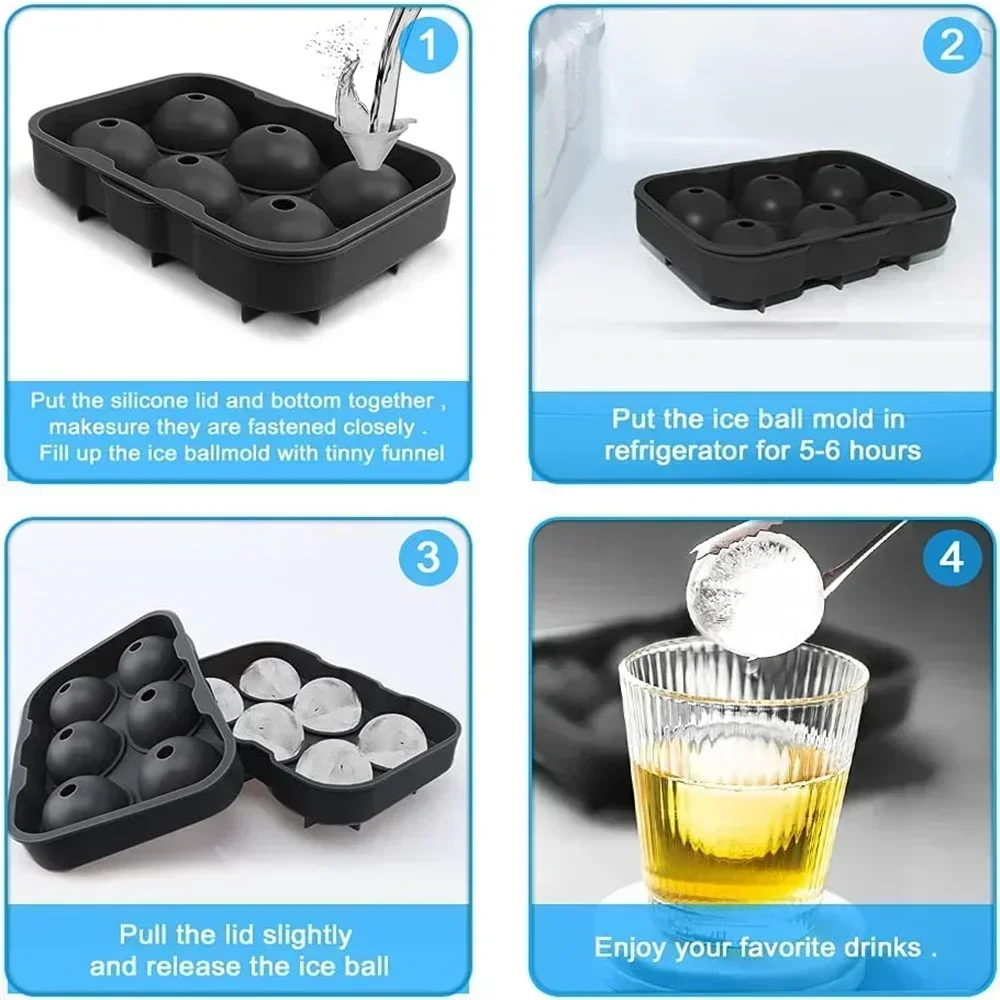 6 Bölmeli Buz Topu Kalıbı Gıda - Ice Mold Sphere incelemesi ve fiyatı