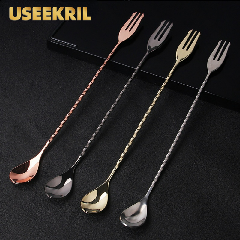 30 40 50cm Bar kaşık çatal ucu - Bar Spoon Twisted incelemesi ve fiyatı