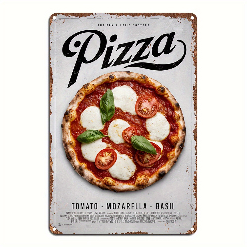 Oda Dekoru Vintage Pizza Poste - Home Bar And Restaurant incelemesi ve fiyatı